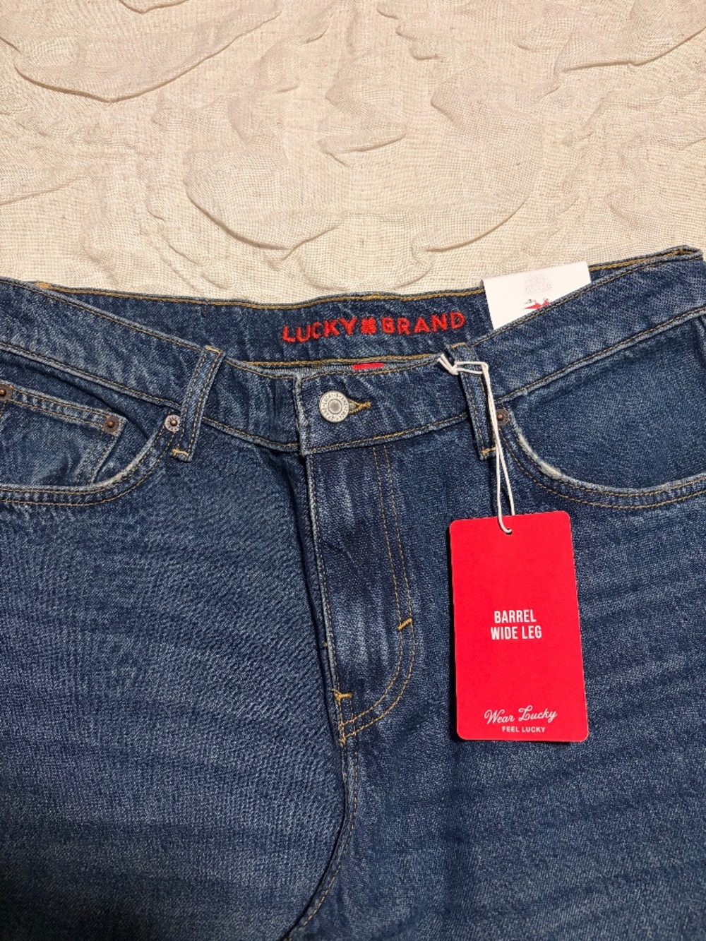 Lucky Brand Barrel Wide Leg Jean